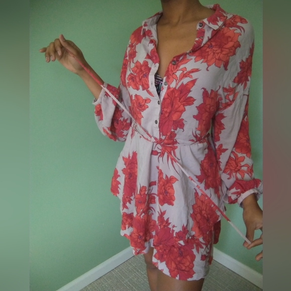 Women's Free people floral printed shake it dress - Picture 7 of 11